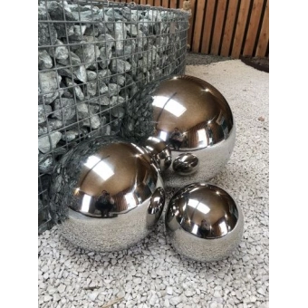 SPHERE DECORATIVE INOX DIAMETRE 20CM