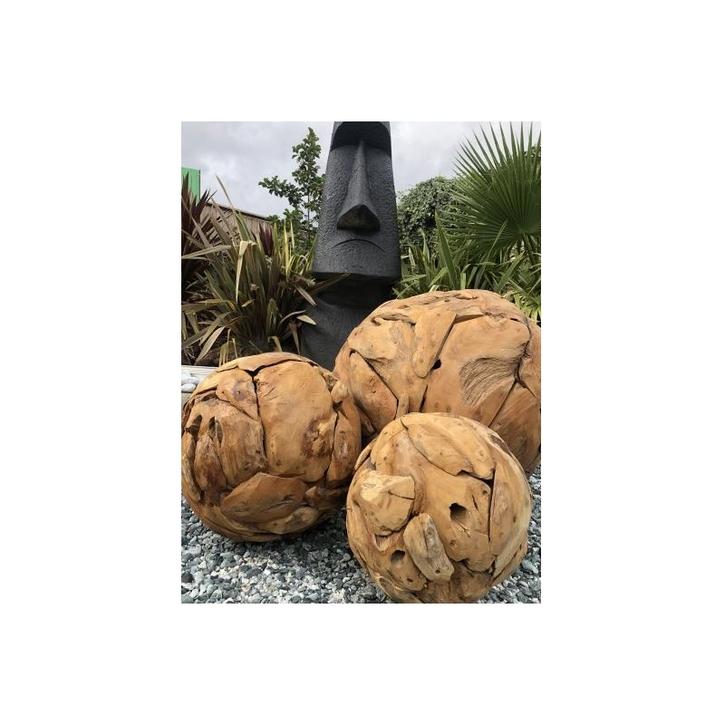 SPHÈRE DÉCORATIVE MANGROVE  DIAMETRE 40CM