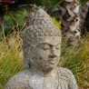STATUE BOUDDHA ASSIS MEDITATION 45 CM SCULPTE MAIN