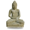 STATUE BOUDDHA ASSIS MEDITATION 75CM SCULPTE MAIN