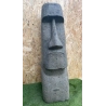 STATUE MOAI HAUTEUR 100CM SCULPTE MAIN