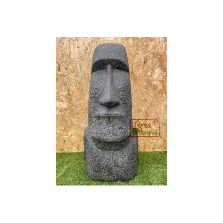 STATUE BETON MOAI HAUTEUR 100CM