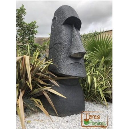 STATUE BETON MOAI HAUTEUR 200CM