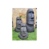 STATUE BETON MOAI POT  HAUTEUR 45 CM
