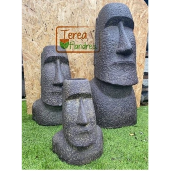 STATUE MOAI 65CM POT