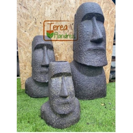 STATUE MOAI 65CM POT