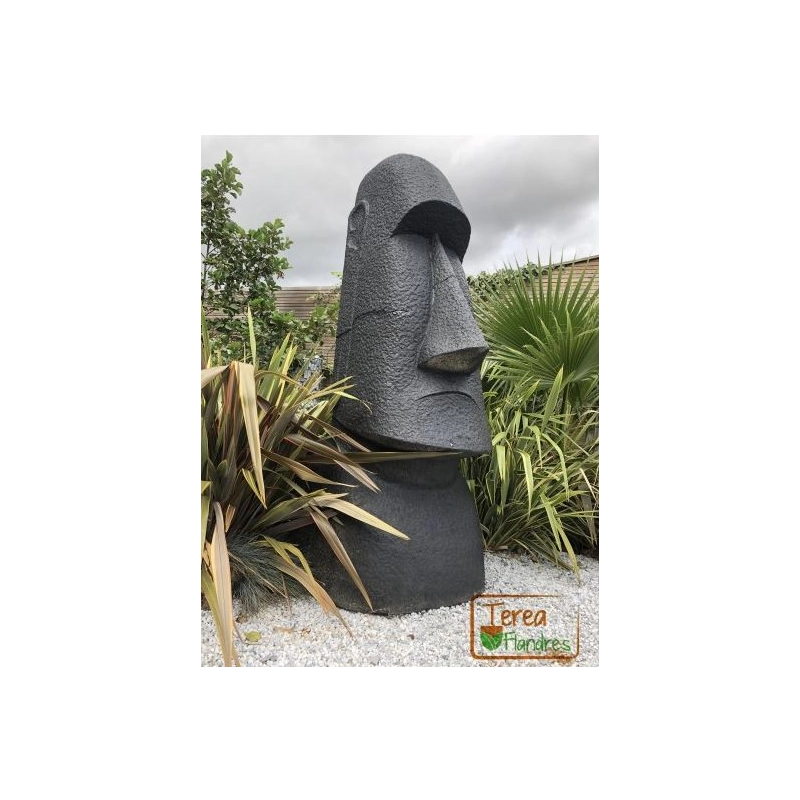 STATUE BETON MOAI HAUTEUR 150CM