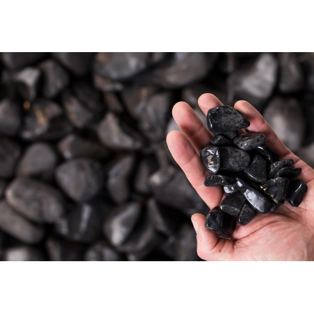 ROULE MARBRE NOIR 8/16mm en vrac