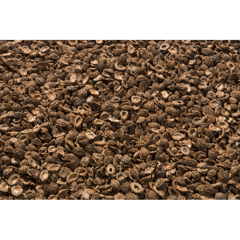 PAILLAGE COQUE DE NOYAUX DE PECHE 10/20 SAC DE 20 LITRES