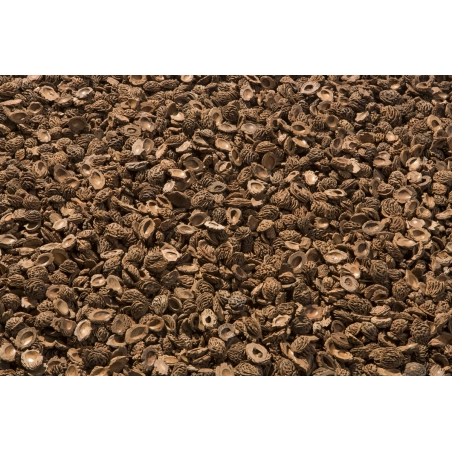 PAILLAGE COQUE DE NOYAUX DE PECHE 10/20 SAC DE 20 LITRES