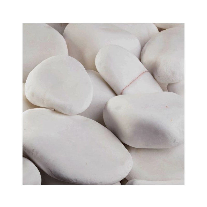 MARBRE BLANC POLAIRE 60/100mm en sac de 20kg