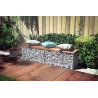 BANC EN GABION 100*50*48cm (L*l*H)